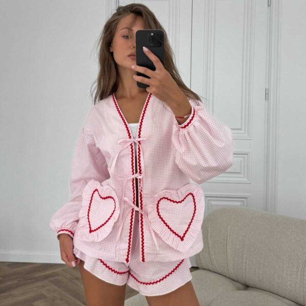 Piżama Kiss (krótkie spodenki) S/M